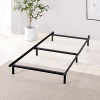 Zinus Michelle Compack 6-Leg Support Bed Frame, for Box Spring and Mattress Set, Twin, Black (AZ-SBF-07T) New In Box $199