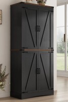 Gracie Oaks Frostia 71'' Kitchen Pantry New in Box $499