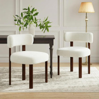 COLAMY Mid-Century Modern Fabric Dining Chair New in Box $299