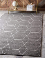 Unique Loom Trellis Frieze Collection Area Rug - Geometric 5' x 8' New $399