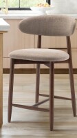 COLAMY Counter Height Bar Stool in Beige New in Box $299