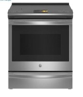 GE Profile - 30 in. Wide 5 Elements 5.3 Cu. Ft. Slide-In Electric Induction True Convection Range with No Preheat Air Fry and Wi-Fi - Stainless Steel New $4499