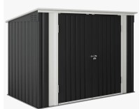 Patiowell 6 ft. W x 3 ft. D Metal Lean-to Garbage Shed New in Box $399