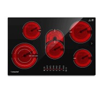 AMZCHEF Built-in Induction Stove With 5 Burners Triple and Toasting Zone CF8505 New in Box $699
