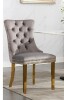 LZ Leisure Zone Velvet Upholstered Tufted Accent Chair With Nailhead Trim New in box $299