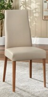 George Oliver Ross Leather Parsons Chair in Ecru New in Box $499