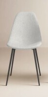AllModern Kody Boucle Dining Chair in White New in Box $499