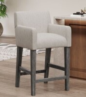 Nobile House Upholstered 26 inch Counter Stool Beige New in Box $599