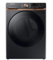 Samsung - 7.5 Cu. Ft. Stackable Smart Electric Dryer with Steam and Sensor Dry - Brushed Black New $1299