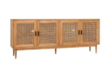 Kosas Home Edris 4 Door Accent Cabinet New in Box $1999