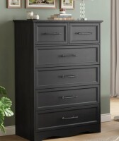 Winston Porter Dresser For Bedroom, 44" Tall Chest Of Drawers with brushed Metal Handle, Wood Closet Organizers And Storage Cabinet New in Box $499