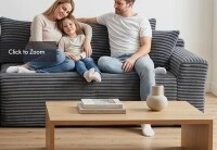 Ebern Designs Beeston Sofa -Gray Corduroy New In Box $799