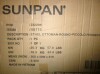 SUNPAN Ethel Round Ottoman in Piccolo Prosecco/Rustic Bronze 102773 New in Box $1599 - 2