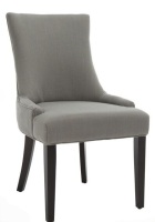 Safavieh Lester 19' Accent Chair in Granite New in Box $599