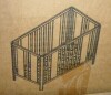 Little Seeds Crawford Curved Post 3-in-1 Crib, Sharkey Gray, New in Box $399 - 2