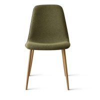 Wade Logan Folmar Upholstered Full Back Side Dining Chair, Green, New in Box $499