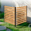 Stellweilan Tessberg Wood Privacy Fence 2 Panels Slatted Air Conditioner Fence 38" W, New in Box $299