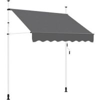Yaheetech Manual Retractable Awning with Adjustable Angle & Height 10' x 8' New in Box $299