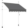 Yaheetech Manual Retractable Awning with Adjustable Angle & Height 10' x 8' New in Box $299