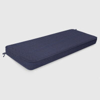 Hokku Designs Premium 3" Bench Seat Cushion Bay Window Cushion Customizable for Indoor/Outdoor Use, 46" W x 12" D -Navy Blue New In Box $299