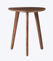 MH LONDON Izzie 18-in W x 20-in H Walnut Wood Midcentury End Table Assembly Required New In Box $199