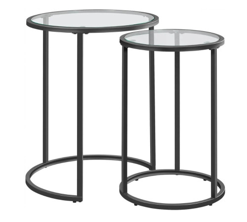 Yaheetech Nesting Side Tables New Shelf Pull $199