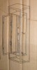 17 Stories Rasharkin Classic Outdoor Wall Sconce 2 Lights Rectangular Metal Frame and Clear Glass Shade Waterproof New In Box $199 - 2