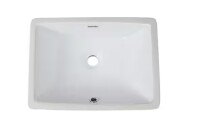 DeerValley Ursa Undermount Bathroom Sink 18" X 13" Rectangular Vitreous China with Overflow DV-1U306 New In Box $299