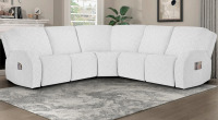 Brayden Studio&reg; Wald 5-Pieces Oversized Recliner Couch Covers With Pockets For Reclining L Shape Sofa New In Box $299