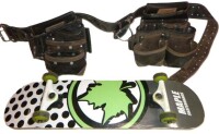 Lot of AWP Leather Tool Rig / Maple Skateboard