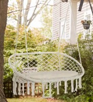 Macrame Hammock Relaxing Boho Chair Similar to Picture $299