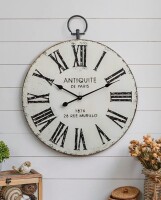 Gracie Oaks Jamel Metal Wall Clock New In Box $199