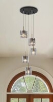 Willa Arlo&trade; Interiors Quitman 5-Light Dimmable Cluster Pendant New In Box $499