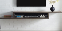 Latitude Run&reg; Sroda Unfinished Floating TV Stand for TVs up to 65" New In Box $399
