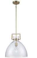 Trans Globe 15" Briar 1-light with Clear Glass Shade - Antique Gold New In Box $299