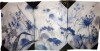 Lark Manor&trade; "Inky Indigo" Canvas, 20" x 30" 3 - Pieces New In Box $299 - 2