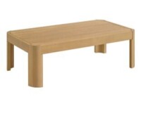 Highbury Furnishings Cordelia 43" Outdoor Coffee Table in Washed Oiled Eucalyptus New Open Box $399