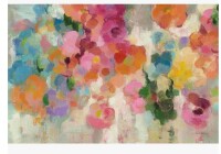 Red Barrel Studio&reg; "Colorful Garden I" by Silvia Vassileva Wrapped Canvas Print, 36" x 28" New In Box $199