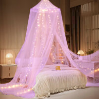 KingSo Bed Canopy Curtains for Twin to King Size Bed $79