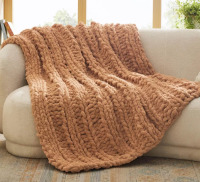 Bedsure Chunky Knit Throw Blanket-100% Hand-Knitted 5.06 lbs Chenille Blanket, Thick Soft for Couch Bed Living Room, Home Decor, 50x60, Orange New In Box $199