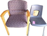 Global Upholstery Upholstered Chair / Stacking Chair Assorted