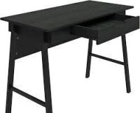 Ameriwood Home Oxford Computer DeskWith Drawer in Black Oak New in Box $299
