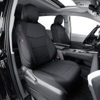 EKR Sienna Seat Covers for 2021 2022 2023 2024 2025 2026 Toyota Sienna LE, XLE, 8 Seats, 2nd Row 4/2/4 Split,Waterproof Seat Covers Full Set for Trucks - Three Row, Neoprene (Black) New In Box $399
