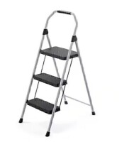 Gorilla Ladders 3-Step Compact Steel Step Stool with 225 lb. Load Capacity Type II Duty Rating (8ft. Reach Height) New $99