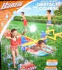 Banzai 2-in-1 Obstacle Course Water Slide, Ages 5-12 New In Box $49 - 2