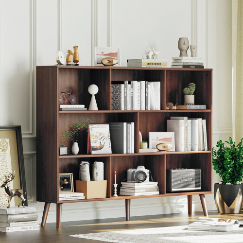 George Oliver Jaen Solid and Manufactured Wood Cube Bookcase New In Box $299