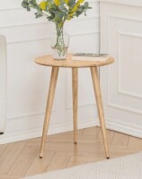 Wade Logan Blankumsee Solid Wood End Table New In Box $199