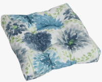 Winston Porter 19-Inch Square Outdoor Tufted Dining Chair Cushion New in Box $79