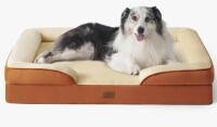Bedsure Cozy 6.5" H x 42" W x 32" D Orthopedic Dog Bed, Waterproof Washable Sofa Bed with Removable Cover, Non-Slip Base for Large Dogs New In Box $199