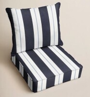 Birch Lane&trade; 27" W x 30" D Deana Indoor/Outdoor Sunbrella Seat/Back Cushion Set New In Box $299